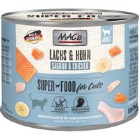 Sparpaket MAC´s Cat 12 x 200 g - Lachs & Hühnchen von MAC's