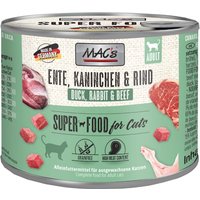 Sparpaket MAC´s Cat 24 x 200 g - Ente, Kaninchen, Rind von MAC's