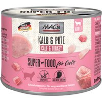 Sparpaket MAC´s Cat 24 x 200 g - Kalb & Pute von MAC's