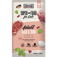 Sparpaket MAC´s Cat Pouch 24 x 100 g - Kalb & Rind von MAC's