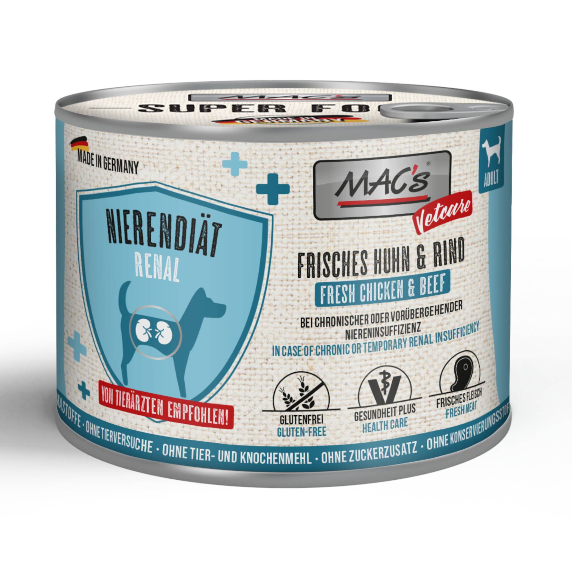 Sparpaket MAC's Dog Vetcare 24 x 200 g - Huhn Sparpaket MAC's Dog Vetcare 24 x 200 g - Huhn von MAC's