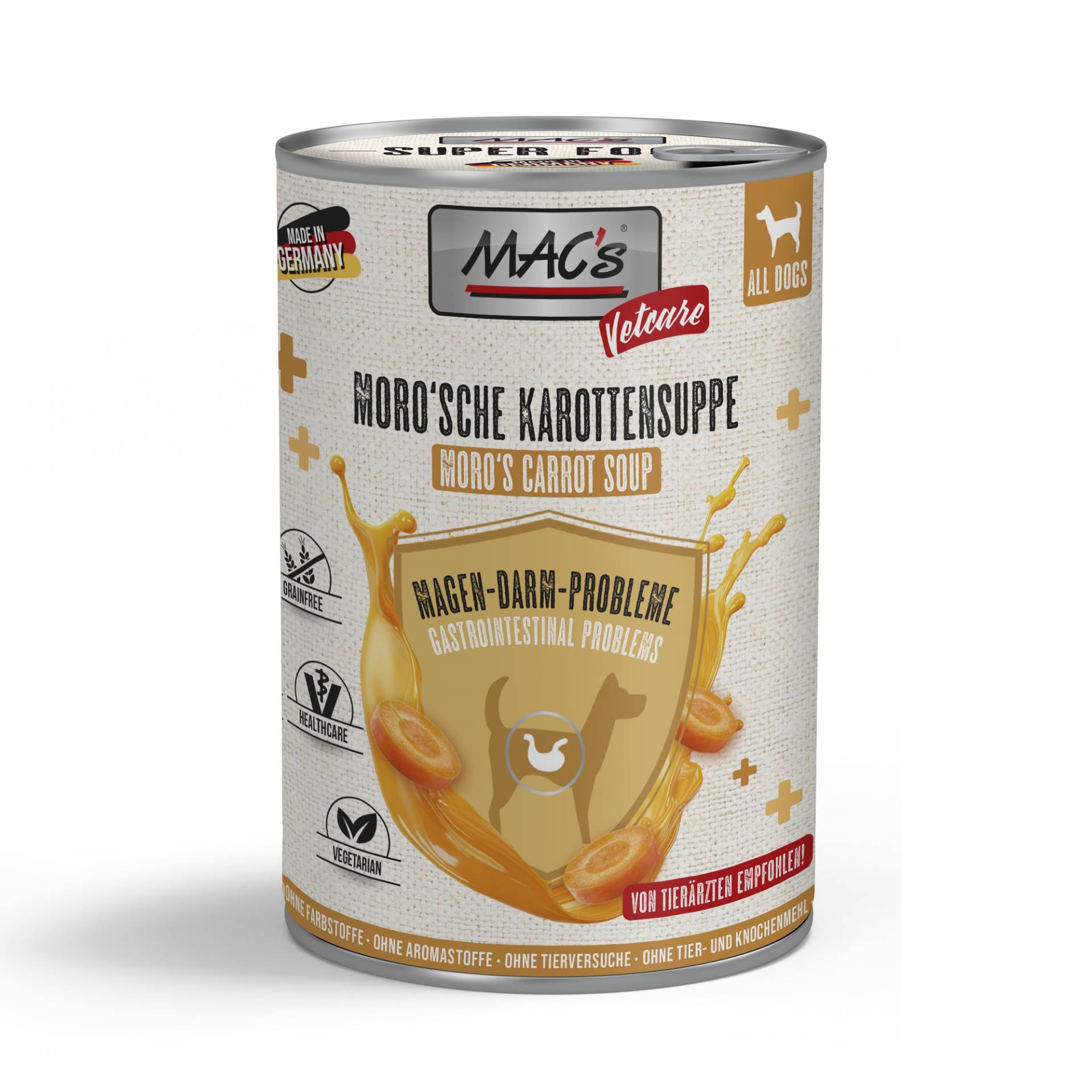 Sparpaket MAC's Dog Vetcare Moro'sche Karottensuppe 24 x 375 g - Karotten Sparpaket MAC's Dog Vetcare Moro'sche Karottensuppe 24 x 375 g - Karotten von MAC's