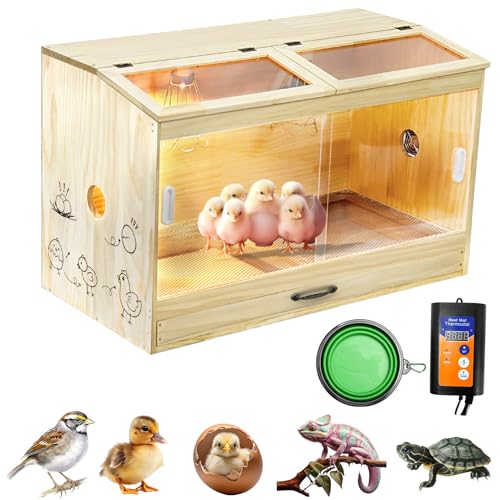 Brutkasten für Küken, große Hühnerbrutbox, Hühnerbrutkasten für Hühner, Enten, Wachteln, Hamster, Eidechsen, Schubladenmisttrennung von MACIFECI