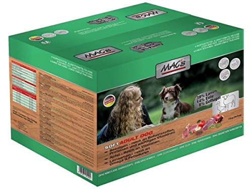 MACs Dog Soft Lamm 15 kg (3 x 5 Kg) von MAC's