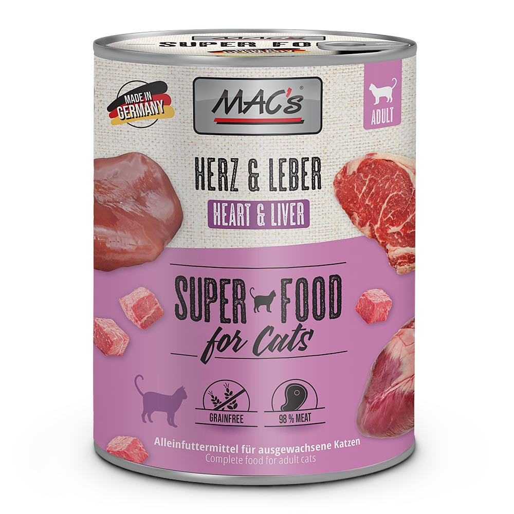 MACs | Herz & Leber | Cat | 12 x 800 g von MACs