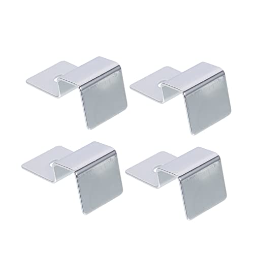 MAGICLULU 12 STK Tragrahmen 55-gallonen-Aquarium Deckelklemmen Für Aquarien 40-gallonen-Aquarium Deckel Für Aquarien Frag-Rack Halterung Für Aquarien Kühlerdeckel Glas Rostfreier Stahl von MAGICLULU