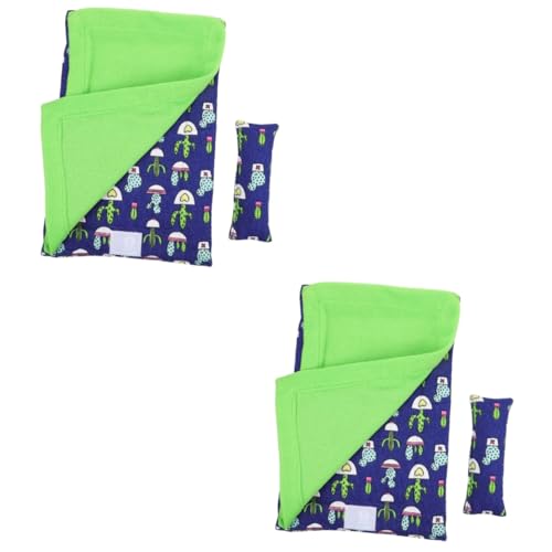 MAGICLULU 2 Sets Eleganter Reptilien-Schlafsack Bequemes Haustierbett Leicht Zu Reinigendes Material Für Leguane Und Anolis von MAGICLULU