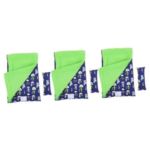 MAGICLULU 3 Sets Reptilien-Schlafsack Eidechsenbett Für Bartagamen Geckos Ratten Robustes Und Bequemes Bett Waschbares Material von MAGICLULU