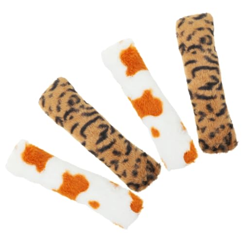 MAGICLULU 4 Stück Interaktives Katzen-Kicker-Spielzeug Katzenminze-Sticks Katze Katzenminze Spielzeug Kauspielzeug Für Katzen Interaktives Katzenspielzeug Plüschtier Flanell Haustier von MAGICLULU