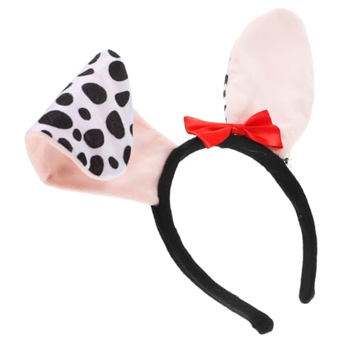 MAGICLULU Hundeohren Stirnband Welpen Kopfschmuck Plüsch Stirnband Dekoratives Stirnband Halloween Stirnband Cartoon Stirnband Kleinkind Stirnband Frau Stirnband Tier Halskette von MAGICLULU