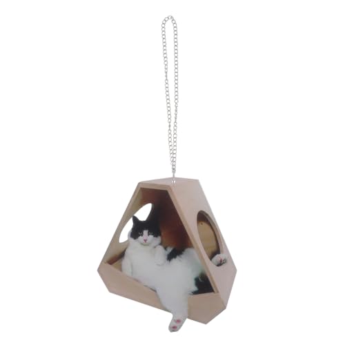 MAGICLULU Lebensechte Katzenfiguren Hängendes Katzennest Anhänger aus für Wohn und Autodekoration Interaktives Katzen Spielzeug Miniatur Katzenspielzeug für und Außen MAGICLULU Lebensechte Katzenfiguren Hängendes Katzennest Anhänger aus für Wohn und Autodekoration Interaktives Katzen Spielzeug Miniatur Katzenspielzeug für und Außen von MAGICLULU