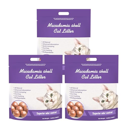 MAISON ARTS 100% Natürliches Klumpendes Feine Tofu Katzenstreu für Sensitive Katzenpfoten geeignet 9 KG in der Toilette entsorgbar Geruchsneutral und Staubfrei (3 x 5 L) von MAISON ARTS