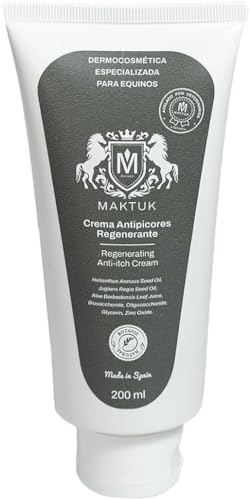 Regenerierende Anti-Juckreiz-Creme für Pferde, Hunde und Katzen Maktuk I 200 ml I. Hilft der Haut Ihres Tieres, Sich zu erholen und fördert das Haarwachstum. von MAKTUK BOTANIC COSMETIC