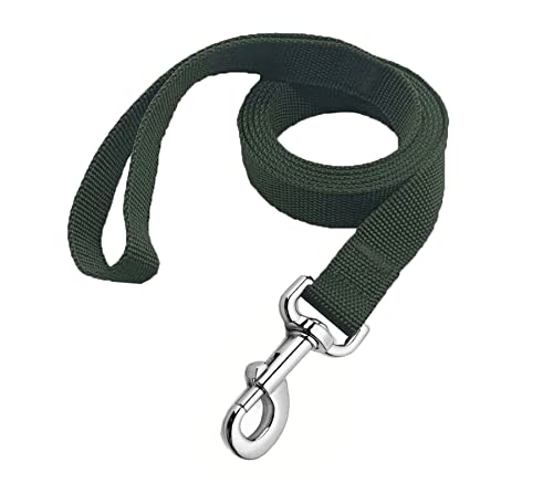 MANDAO Nylon-Hundeleine, 1,5 m lang, für mittelgroße Hunde, grün von MANDAO