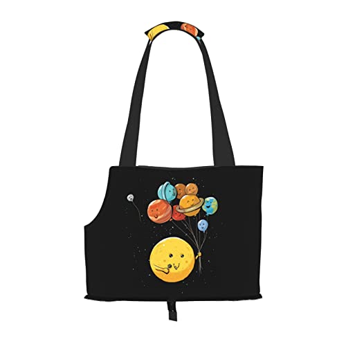 Cute Planet Bedruckte Hundetragetasche, leicht, vielseitig einsetzbar, tragbar, weich, Tier, bequeme Taschen für kleine Haustiere von MANLUU