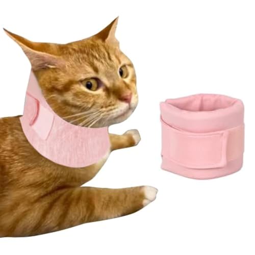 MANON ROSA Hundehalsbandage, elisabethanisches Halsband für die Genesung von Haustieren nach Operationen, verstellbar, atmungsaktiv, Halswirbelsäule für Katzen und Hunde mit von MANON ROSA