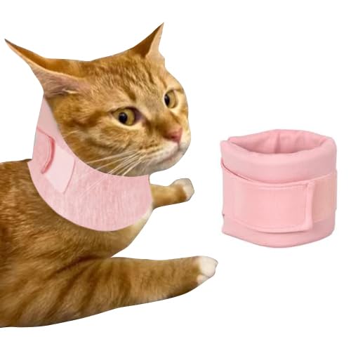 MANON ROSA Hundehalsbandage, elisabethanisches Halsband für die Genesung von Haustieren nach Operationen, verstellbar, atmungsaktiv, Halswirbelsäule für Katzen und Hunde mit von MANON ROSA