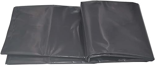 MANUKS Premium HDPE Teichfolie 2x2m 3x4m 4x4m 5x8m 6x10m 7x12m 8x9m 9x11m 10x11m Stärken: 0,12mm Fischteichfolie wasserdichte Teichplane Gartenpoolmembran Für Koiteiche, Bachläufe (10x10m) von MANUKS