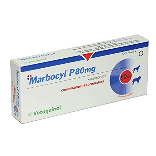 MARBOCYL Zubehör für die Gesundheitspflege P 80MG 6COMP Hunde-Katze von MARBOCYL