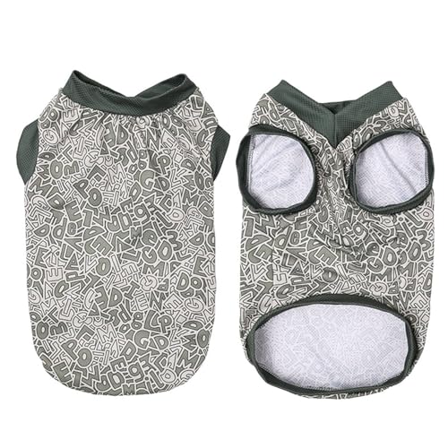 Kühlendes Hunde-Shirt, V-Ausschnitt, atmungsaktiver Stoff für aktive Haustiere, heißes Wetter, Outdoor-Abenteuer, Strandspaziergänge, Farbe: große Hunde, kühlende Stoffweste Kühlendes Hunde-Shirt, V-Ausschnitt, atmungsaktiver Stoff für aktive Haustiere, heißes Wetter, Outdoor-Abenteuer, Strandspaziergänge, Farbe: große Hunde, kühlende Stoffweste von MARCBUSE