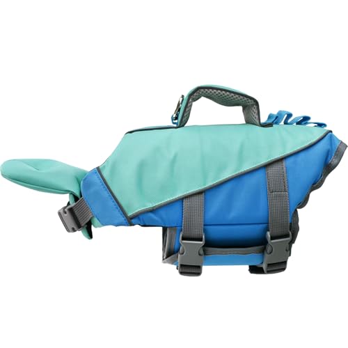 Verstellbare Schwimmweste für Hunde, reflektierend, mit Schwimmgriff, für verschiedene Rassen, hoher Auftrieb, für Schwimmen, Strand, Hund, Kajakausrüstung Verstellbare Schwimmweste für Hunde, reflektierend, mit Schwimmgriff, für verschiedene Rassen, hoher Auftrieb, für Schwimmen, Strand, Hund, Kajakausrüstung von MARCBUSE