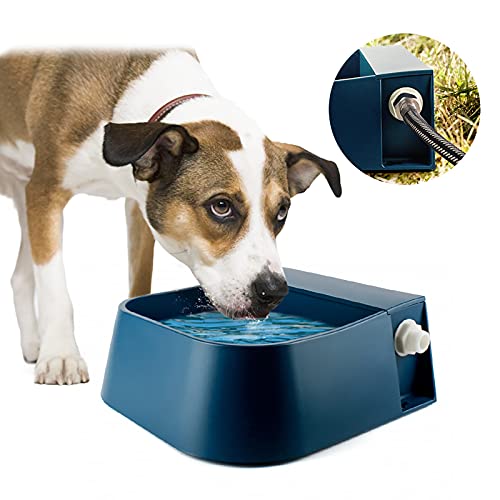 MARMODAY Automatischer Hundetränke, Automatischer Hundenapf für Katzen Hunde Vögel Ziegen Outdoor Kleintiere Blau 2L von MARMODAY