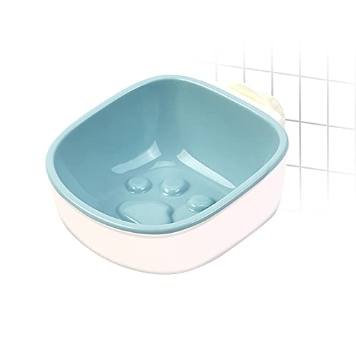 MARMODAY Basic Bowls Abnehmbarer 2-in-1 Hundebox Wassernapf Kein Verschütten Abnehmbarer Hundenapf zum Aufhängen Blau1 von MARMODAY