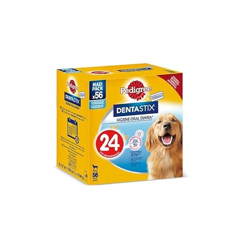 Mars Dentalchews Multipack, 56 Stück, groß für große Hunde, Kauartikel für Hundebesitzer von Mars