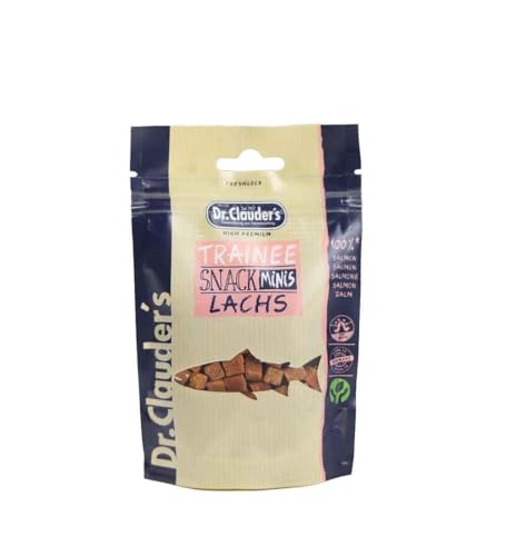 Dr. Clauder's Leckerlis für Hunde, Snacks, Mini-Lachsbeutel, 50 g von MASCO BOUTIQUE