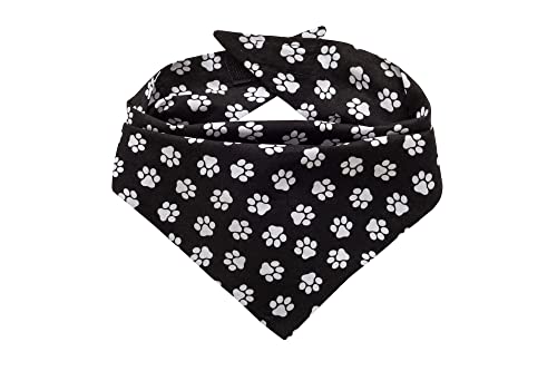 Mate for dogs Hunde Halstuch Bandana (XS, schwarz) von MATE FOR DOGS