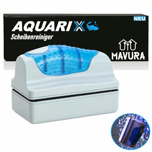 AQUARIX Scheibenreiniger Aquarium Reiniger Bürste magnetisch von MAVURA