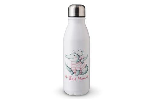 MAXIKIWI - Einwandige Wasserflasche mit Schraubverschluss, nicht isoliert, leichtes Aluminium, BPA-frei, auslaufsicher, Tiermutter und Baby, 500 ml MAXIKIWI - Einwandige Wasserflasche mit Schraubverschluss, nicht isoliert, leichtes Aluminium, BPA-frei, auslaufsicher, Tiermutter und Baby, 500 ml von MAXIKIWI