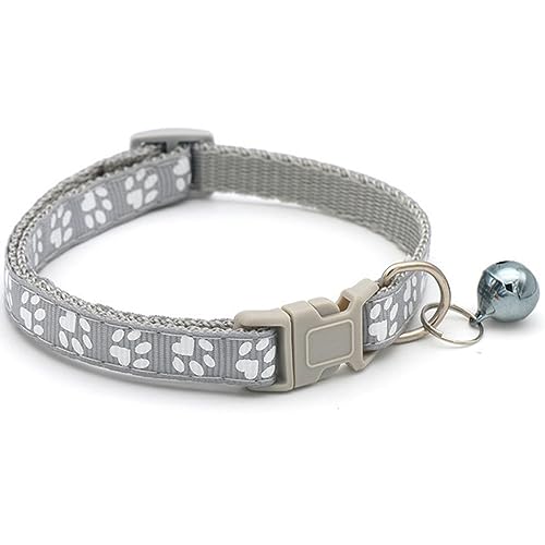 Hundehalsband, Katzenhalsband, Hundehalsband mit Glöckchen, Katzen-Hundehalsband, niedliches verstellbares Halsband, Haustier-Halskette for Kätzchen, kleine Hunde, Tiere, Chihuahua, Hundezubehör ( Col von MAYABI