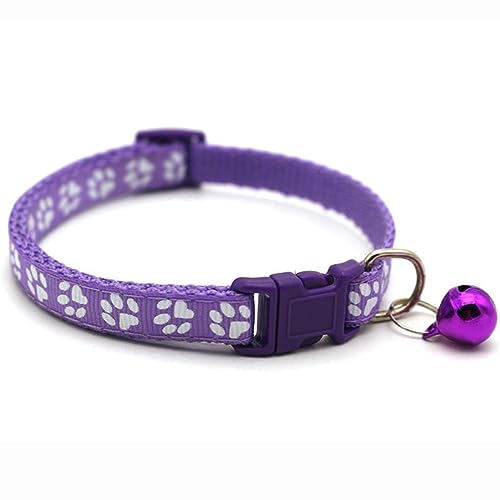 Hundehalsband, Katzenhalsband, Hundehalsband mit Glöckchen, Katzen-Hundehalsband, niedliches verstellbares Halsband, Haustier-Halskette for Kätzchen, kleine Hunde, Tiere, Chihuahua, Hundezubehör ( Col von MAYABI