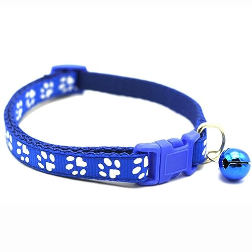 Hundehalsband, Katzenhalsband, Hundehalsband mit Glöckchen, Katzen-Hundehalsband, niedliches verstellbares Halsband, Haustier-Halskette for Kätzchen, kleine Hunde, Tiere, Chihuahua, Hundezubehör ( Col von MAYABI