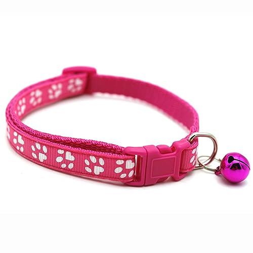 Hundehalsband, Katzenhalsband, Hundehalsband mit Glöckchen, Katzen-Hundehalsband, niedliches verstellbares Halsband, Haustier-Halskette for Kätzchen, kleine Hunde, Tiere, Chihuahua, Hundezubehör ( Col von MAYABI