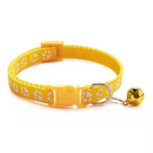 Hundehalsband, Katzenhalsband, Hundehalsband mit Glöckchen, Katzen-Hundehalsband, niedliches verstellbares Halsband, Haustier-Halskette for Kätzchen, kleine Hunde, Tiere, Chihuahua, Hundezubehör ( Col von MAYABI