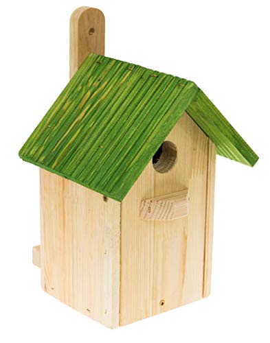 Nistkasten Natur für Blaumeisen & kleine Meisenarten aus Holz -wetterfest, Vogelhaus für Meisen, Nisthilfe mit 32 mm Einflugloch Vogelhaus Meisenkasten Nisthöhle Nistkasten Natur für Blaumeisen & kleine Meisenarten aus Holz -wetterfest, Vogelhaus für Meisen, Nisthilfe mit 32 mm Einflugloch Vogelhaus Meisenkasten Nisthöhle von MAZUR International