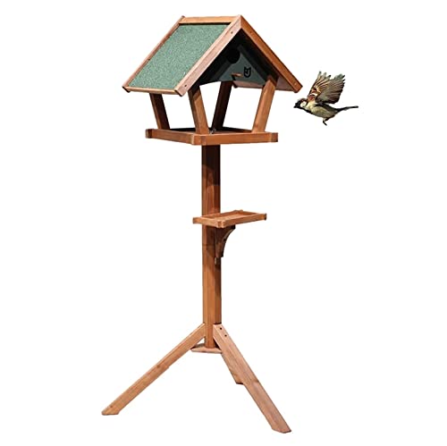 MCLIUJIA Futterhaus Für Vögel Garden Hölzerner Vogelhäuschen-Aufhänger Für Den Außenbereich Mit Dach Und Futterschale, Einfach Zu Montieren MCLIUJIA Futterhaus Für Vögel Garden Hölzerner Vogelhäuschen-Aufhänger Für Den Außenbereich Mit Dach Und Futterschale, Einfach Zu Montieren von MCLIUJIA