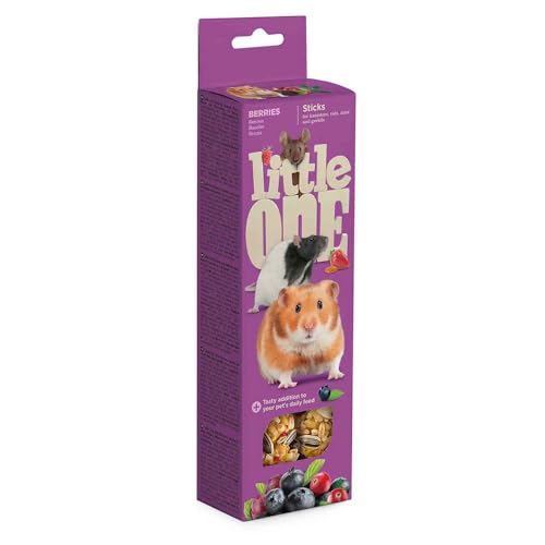 LITTLEONE Sticks Beeren Hamster Ratte Mäuse Jerbos 8 x 120 g von MEALBERRY