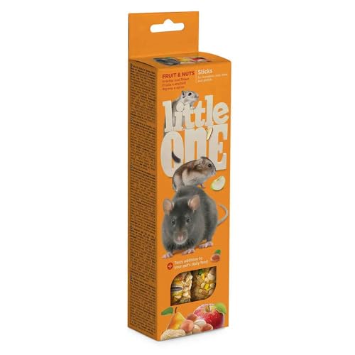 LITTLEONE Sticks Frucht Hamster Mäuse 8 x 120 g von MEALBERRY