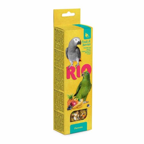 Rio Sticks Obst und Beeren Papageien, 8 x 180 g von MEALBERRY