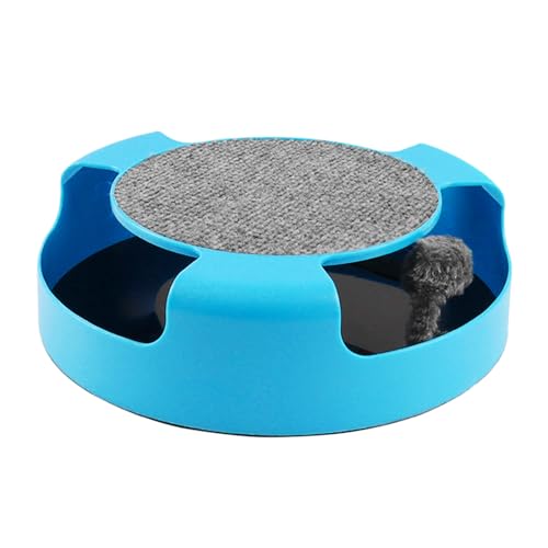 MEELYHOME Lustige Maus Track Circuit Spielzeug Katzen Spielzeug für Indoor Pet Lustige Katzen Maus Spielzeug mit Track Spielzeug von MEELYHOME