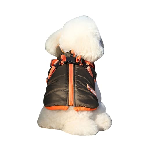 Winddichtes, warmes Hunde-Outfit für kleine Hunde, Mäntel für den Winter, Geschenk für kleine bis große Hunde, Geschenk, Welpen-Outfit, dicke Weste, Outdoor-Kleidung für Haustiere von MEELYHOME