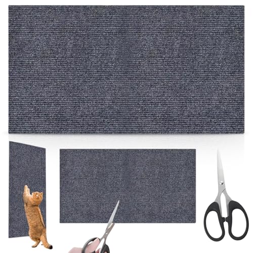 200cm Kratzteppich Katze: Dunkelgrau Katzen Kratzbrett Kratzschutz Sofa Katze Kratzmatte Kratzmatte Selbstklebend Kratzteppich Katze Katzeschützt Sofas Stühle Böden und Andere Möbel von MEGYAD