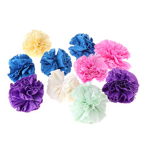 MEIBAOGE 5pcs Katzenspielzeug Bunte Papierball Hunde Welpe Kätzchen Kauen Biss Interaktiv Lustig, Hängender Anhänger-Zufällige Lieferung von MEIBAOGE