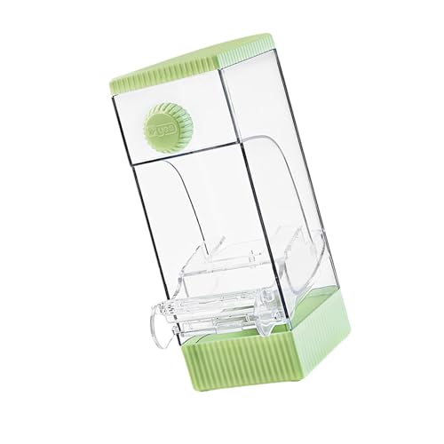 MEIBAOGE Clear Bird Feeder Automatische Vogelfutter Futterstation Spritzschutz Vogelhaus Form Futterstation Papageien Futterversorgung von MEIBAOGE