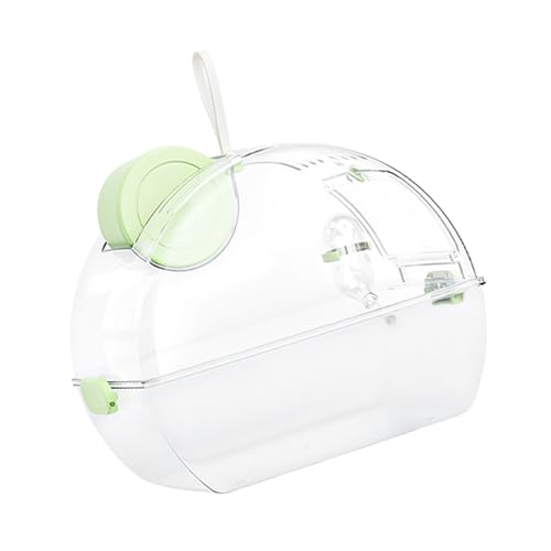 MEIBAOGE Tragbare Hamster-Tragetasche mit Wasserflasche, Hamsterkäfig, atmungsaktiv, Haustier-Handtaschen, Reiseetui, Kleintiere von MEIBAOGE