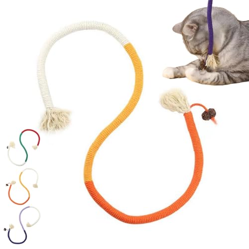 MEIION Fell-Wunder minzbiss katzenspielzeug minz Biss Katze Natürliches Katzen-Kauspielzeug mit Gallenfrüchten, interaktives Spielzeug für Zahnpflege und Stressabbau, 2/4/8 Stück, Farbmischung von MEIION