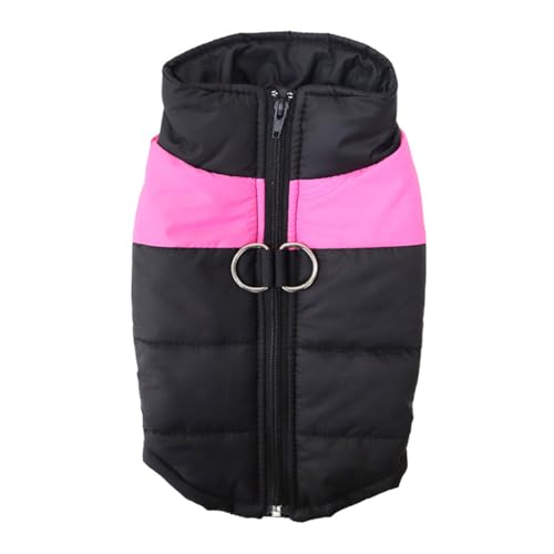 Rundhals Hundeweste mit Reißverschluss - Warme Winter Hundejacke für Herbst und Winter, Winddicht und Bequem, Größen S-7XL von MEIION